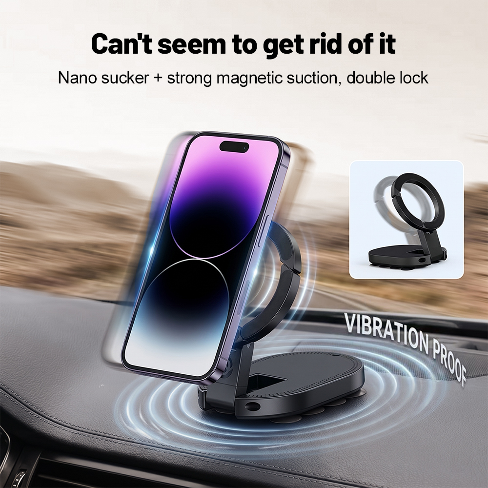 Car Cable Organizer - 360 ° Obrotowy uchwyt magnetyczny na