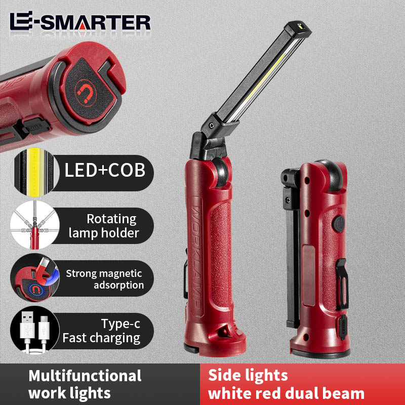 Car Led Light - Lampa robocza LED COB, ładowalna, składana