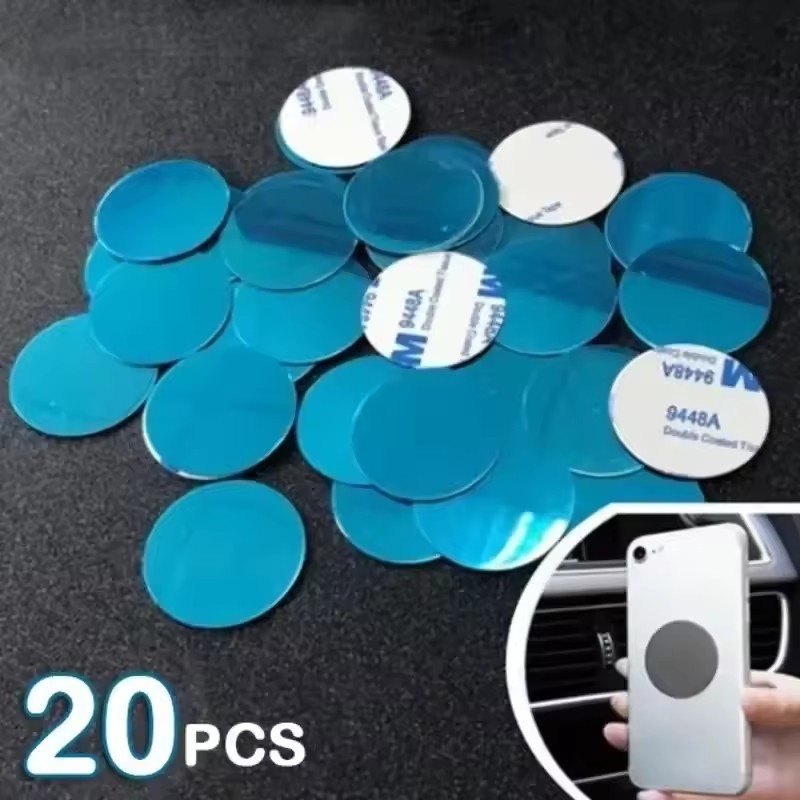 Car Phone Holder - 1/50 szt. Ultra cienkie metalowe naklejki