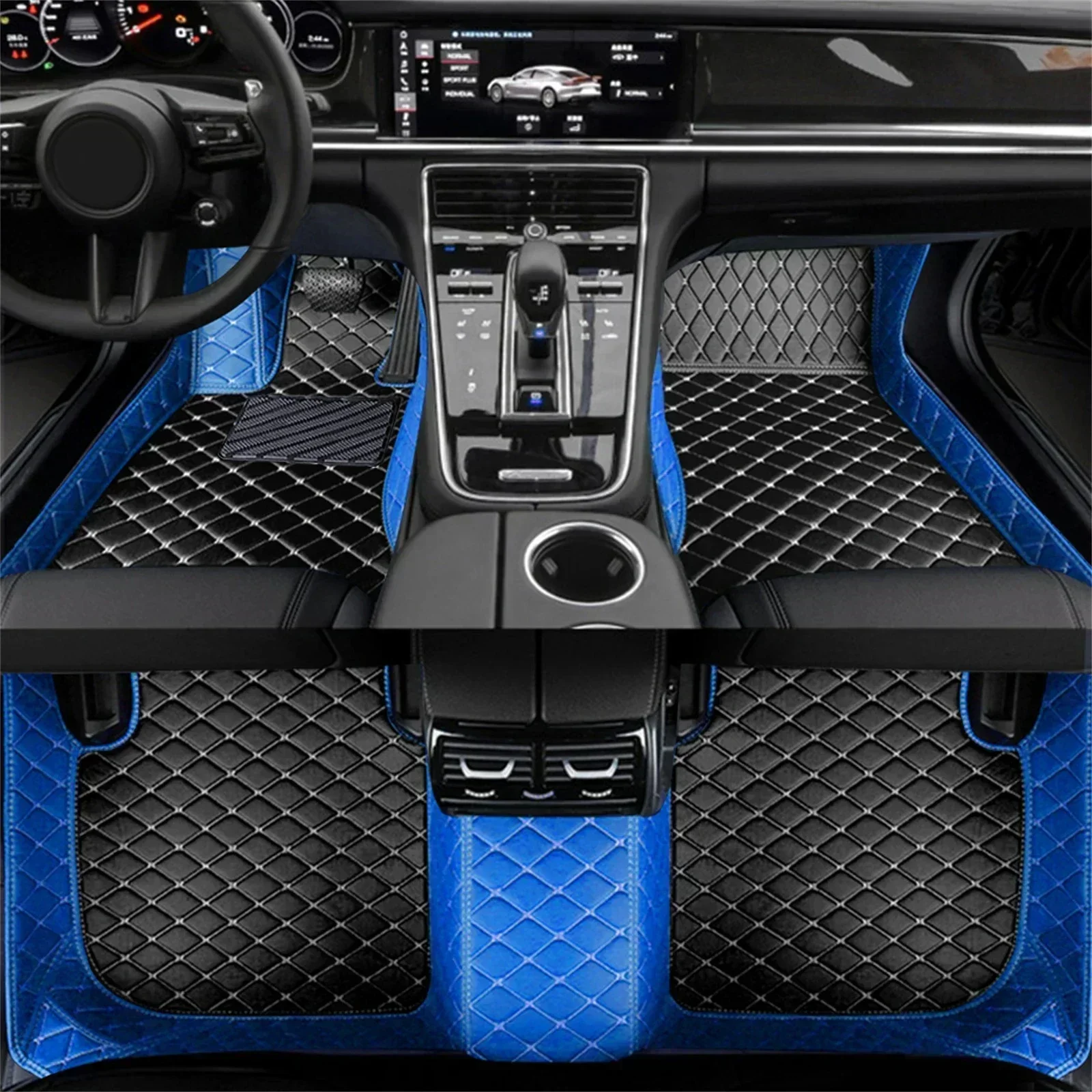 Kolorowe, łączone w jednolity  – Car Floor Mat recenzja i cena