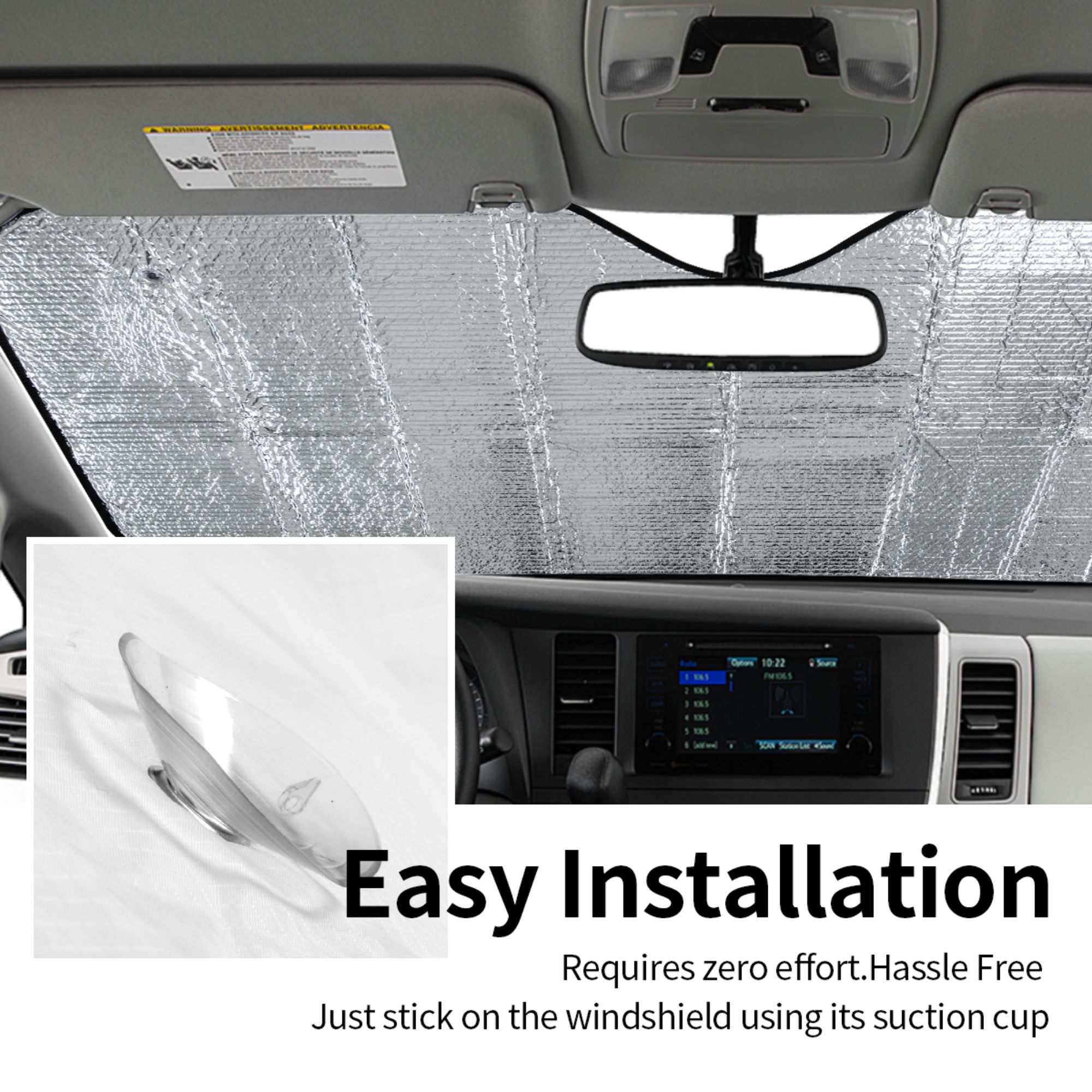 Osłona przeciwsłoneczna na szy – Windshield Sun Shade recenzja i cena