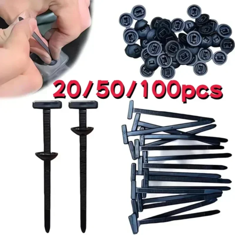 5-200 szt. Nylonowe opaski kab – Car Cable Organizer recenzja i cena