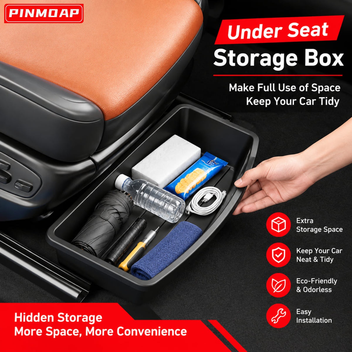 PINMOAP – organizer do samocho – Car Cable Organizer recenzja i cena