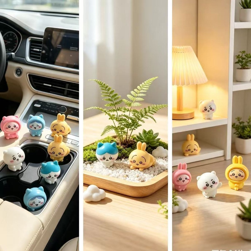 Mini figurka Chiikawa, urocza  – Car Accessories Japanese recenzja i cena